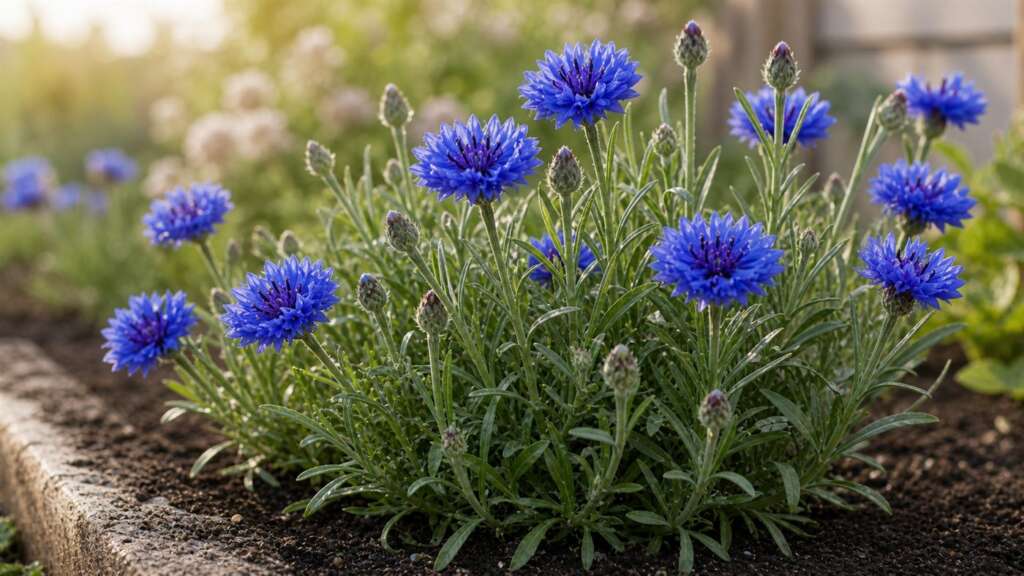 dwarf blue bachelor button planting guide image