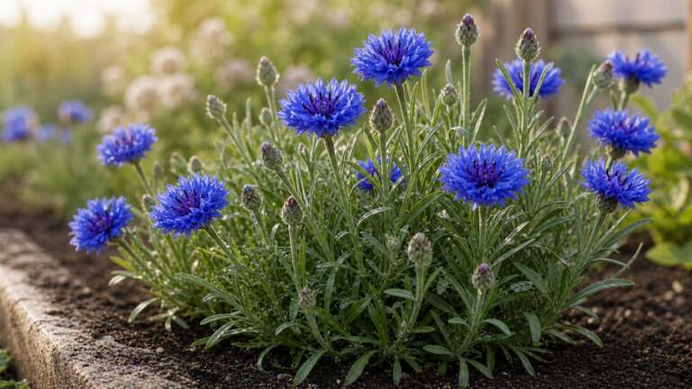 dwarf blue bachelor button planting guide image
