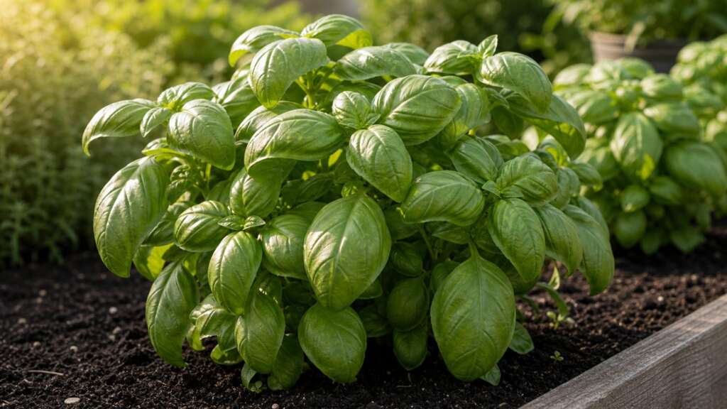 genovese basil planting guide image