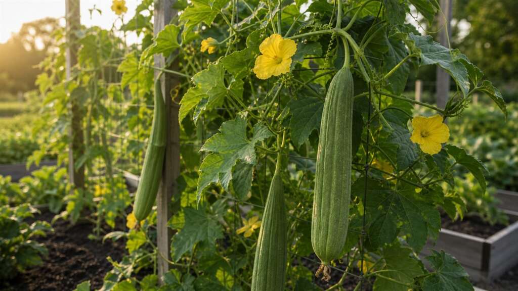 luffa gourd planting guide image
