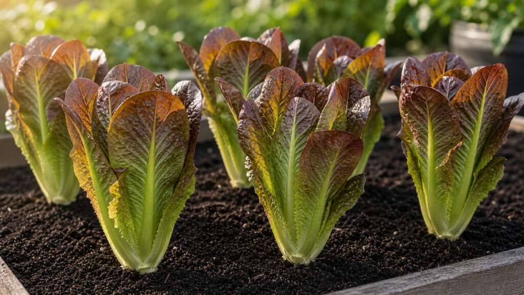 red romaine lettuce planting guide image