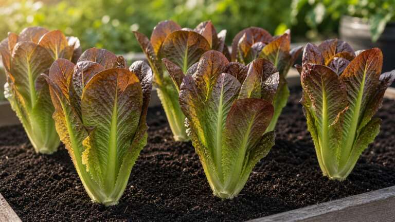 red romaine lettuce planting guide image