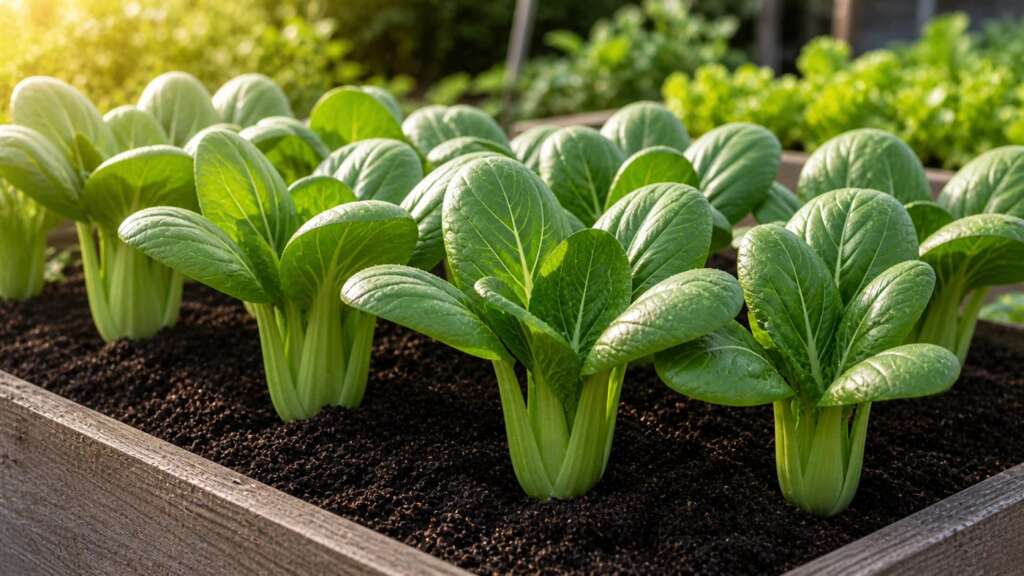 shanghai green stem bok choy planting guide image