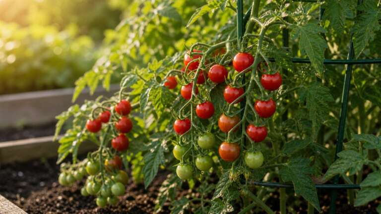 small red cherry tomato planting guide image